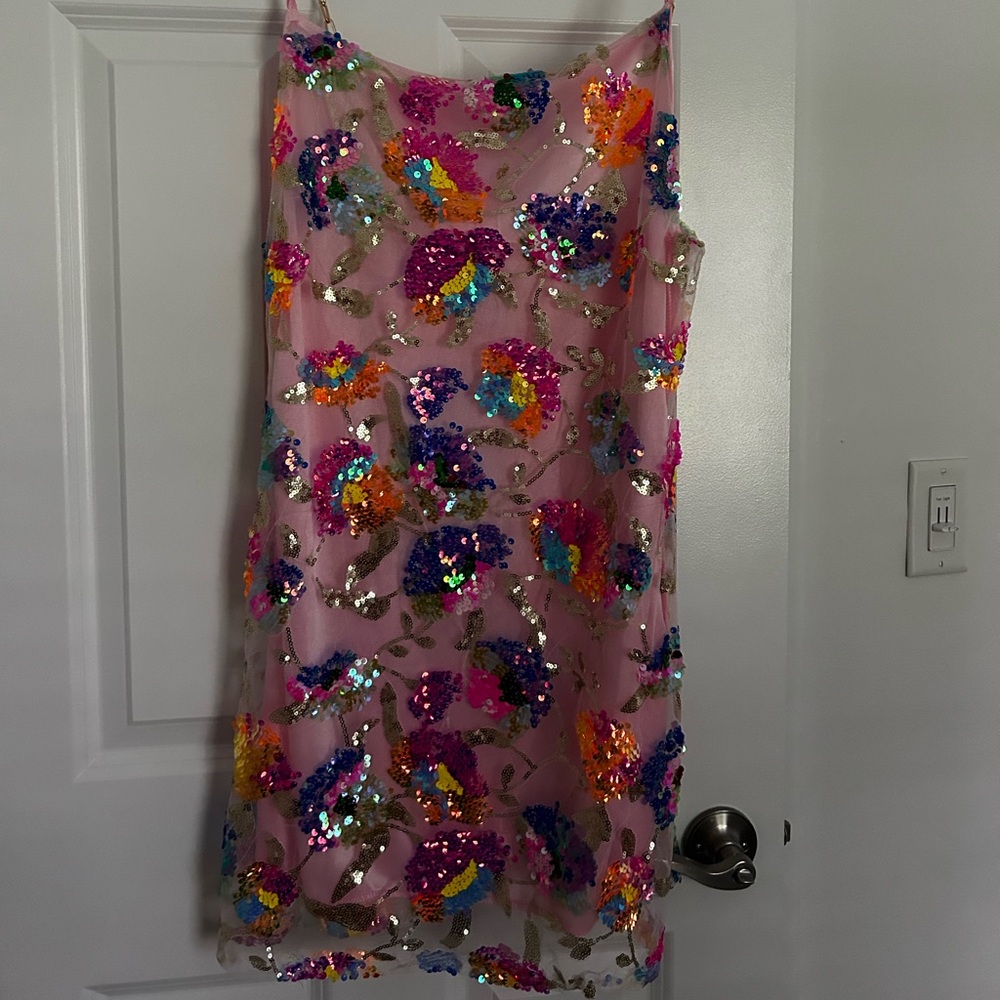 Brand New Sparkle Floral Dress